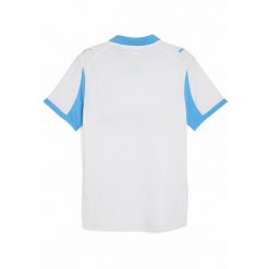 Męska koszulka domowa authentic PUMA Olympique Marsylia 25/26. Białe t-shirty sportowe męskie Puma, m, bez ramiączek, do piłki nożnej. Za 636.50 zł.