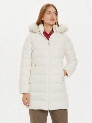 Tommy Hilfiger Płaszcz zimowy WW0WW43122 Écru Regular Fit. Płaszcze damskie Tommy Hilfiger, na zimę, l, bez wzorów, z syntetyku. Za 1,009.00 zł.