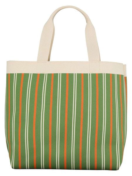 Becksöndergaard Torebka "Lillian" w kolorze zielono-kremowym - 35 x 35 x 15 cm rozmiar: onesize. Zielone torebki klasyczne damskie Becksöndergaard, bez wzorów, z materiału, bez dodatków. Za 193.24 zł.