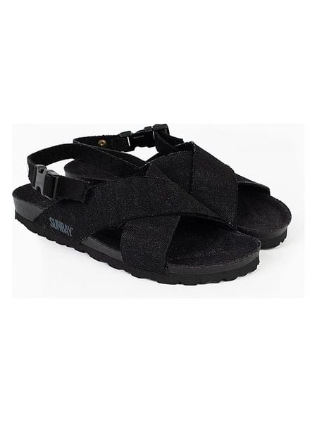 Sunbay Sandały "Marino" w kolorze czarnym rozmiar: 40. Czarne sandały męskie Sunbay, z otwartym noskiem, bez zapięcia. Za 179.95 zł.