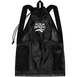 Worek plecak pływacki Aqua Speed Gear Bag. Czarne plecaki damskie Aqua-Speed, bez wzorów. Za 55.90 zł.