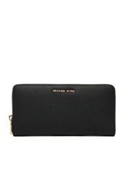 MICHAEL Michael Kors Portfel 32F5GJ6T7T Czarny. Czarne portfele damskie MICHAEL Michael Kors, bez wzorów, ze skóry. Za 589.99 zł.