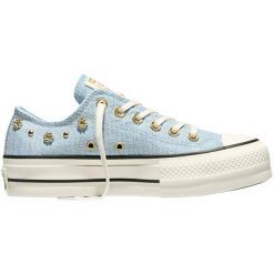 Buty sportowe Converse Chuck Taylor All Star Lift. Niebieskie buty sportowe na co dzień damskie Converse, z materiału, bez zapięcia. Za 590.00 zł.