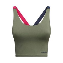 Top z biustonoszem damski La Sportiva Cosmosis Bra. Czerwone topy sportowe damskie La Sportiva, xl, bez wzorów, z elastanu, bez ramiączek. Za 277.00 zł.