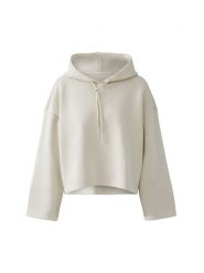 Oui Bluza w kolorze kremowym rozmiar: 44. Brązowe bluzy z kapturem damskie Oui. Za 213.18 zł.