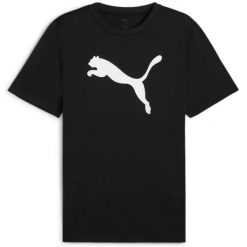 T-shirt Puma Ess Poly Czarny. Czarne t-shirty męskie Puma, m, bez wzorów, bez kołnierzyka. Za 187.99 zł.