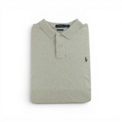 Second life - Polo Ralph Lauren koszulka męska z krótkim rękawem - Jak nowy. Brązowe koszulki polo męskie Ralph Lauren, l, bez wzorów, z materiału, bez ramiączek. Za 127.76 zł.