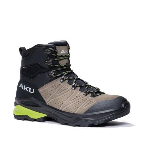 Buty sportowe trekkingowe męskie Aku Adapta Gore-tex skórzane. Brązowe buty trekkingowe męskie Aku, z gore-texu, bez zapięcia, trekkingowe, gore-tex. Za 399.00 zł.