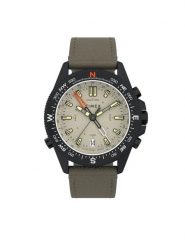 Timex Zegarek Tide-Temp-Compass 43mm Eco-Friendly Strap TW2V21800 Czarny. Czarne, analogowe zegarki męskie Timex. Za 759.99 zł.