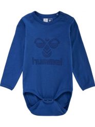 Body z długim rękawem dla dziewczynki Hummel Fastwo Flipper. Niebieskie koszulki dziewczęce HUMMEL, l, bez wzorów, z bawełny, bez ramiączek. Za 120.50 zł.