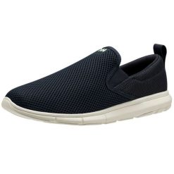 Buty Helly Hansen Ahiga Slip-On 11712 597 niebieskie. Niebieskie buty sportowe na co dzień męskie z gumy, bez zapięcia, żeglarskie. Za 666.29 zł.
