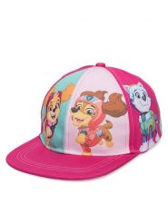 Paw Patrol Czapka z daszkiem ACCCS-SS24-407PAW Różowy. Czerwone czapki dziecięce Paw Patrol, bez wzorów, z poliesteru. Za 39.99 zł.