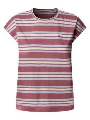 Pepe Jeans Koszulka "Charlot" w kolorze bordowym rozmiar: M. Czerwone bluzki damskie Pepe Jeans, m, bez wzorów, z bawełny, bez kołnierzyka. Za 97.51 zł.