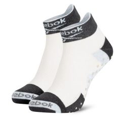 Skarpety krótkie Reebok. Białe skarpetki damskie Reebok, bez wzorów. Za 44.99 zł.