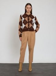 BGN Kardigan w kolorze brązowo-beżowym rozmiar: 40. Brązowe kardigany damskie BGN, bez wzorów. Za 124.11 zł.