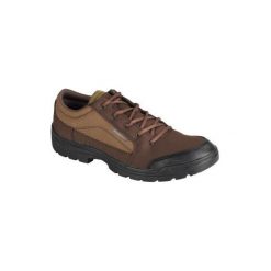 Buty myśliwskie LIGHT 100. Brązowe buty sportowe na co dzień męskie SOLOGNAC, z gumy, bez zapięcia. Za 69.99 zł.