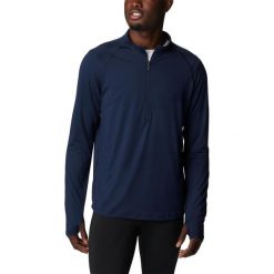 Polarowy sweter męski Columbia Endless Trail 1/2 Zip Mesh. Niebieskie swetry męskie Columbia, na zimę, m, bez wzorów, z meshu, bez kołnierzyka. Za 299.00 zł.