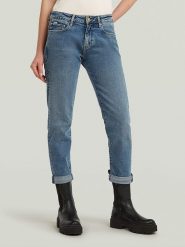 G-Star Dżinsy - Boyfriend fit - w kolorze niebieskim rozmiar: W26/L34. Niebieskie jeansy damskie G-Star. Za 351.38 zł.