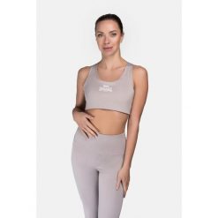 Biustonosz dla kobiet Lonsdale Wardour. Białe biustonosze sportowe damskie Lonsdale, bez wzorów. Za 151.50 zł.