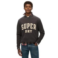 Bluza Superdry Athletic. Czarne bluzy bez kaptura męskie Superdry., m. Za 348.85 zł.