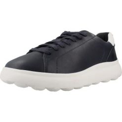 Buty GEOX U36FUA 00085 Niebieski. Niebieskie buty fitness męskie Geox, ze skóry, bez zapięcia, na fitness i siłownię. Za 372.99 zł.