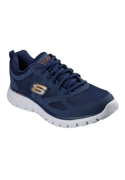 Buty sportowe męskie Skechers Burns Agoura. Czarne buty sportowe na co dzień męskie Skechers, z materiału, bez zapięcia, trekkingowe. Za 199.99 zł.