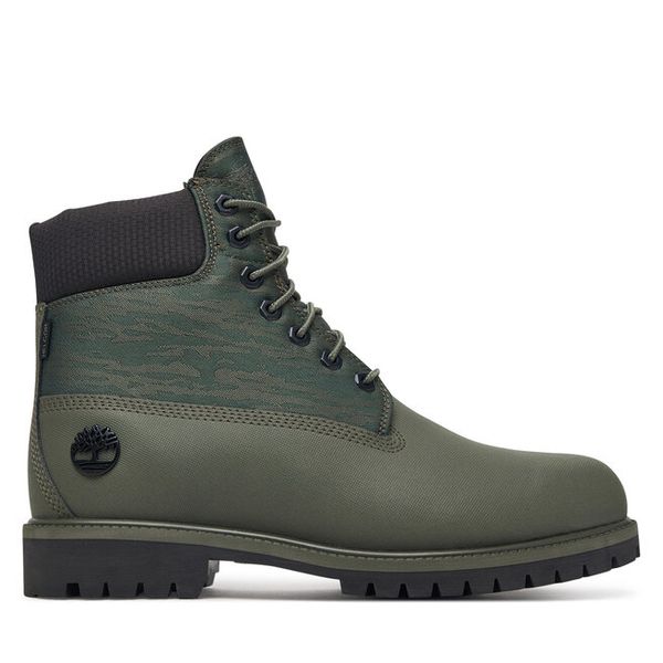Trapery Timberland. Zielone buty zimowe męskie Timberland, bez zapięcia. Za 849.99 zł.