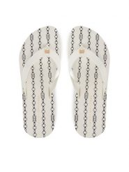 Tommy Hilfiger Japonki Im Th Chainprint Midwedge Sandal FW0FW08527 Biały. Białe klapki damskie Tommy Hilfiger, bez wzorów, z materiału, bez obcasa. Za 149.99 zł.