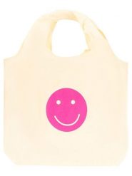 Zwillingsherz Shopper bag "Smile" w kolorze beżowo-różowym - 58 x 49 cm rozmiar: onesize. Brązowe shopper bag damskie Zwillingsherz, bez wzorów, z materiału, na ramię, bez dodatków. Za 93.07 zł.