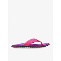 Japonki damskie Gumbies Duckbill Flip-Flops. Fioletowe klapki damskie Gumbies, bez wzorów, bez obcasa. Za 99.99 zł.