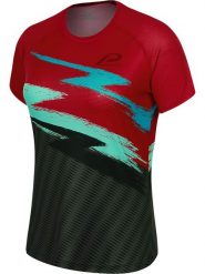 Protective Koszulka kolarska "P-On" w kolorze czerwono-ciemnozielonym rozmiar: 42. Czerwone bluzki sportowe damskie Protective, bez wzorów, z materiału, bez ramiączek. Za 100.99 zł.
