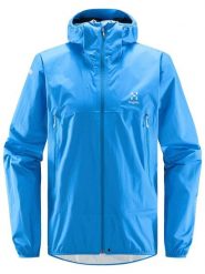Haglöfs Kurtka softshellowa "L.I.M Proof" w kolorze niebieskim rozmiar: M. Niebieskie kurtki outdoor męskie Haglöfs, l, bez wzorów, z materiału, bez kaptura. Za 519.95 zł.