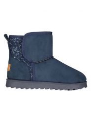 Geographical Norway Botki zimowe "Olga" w kolorze granatowym rozmiar: 39. Niebieskie botki damskie Geographical Norway, na zimę, z futra, bez obcasa, bez zapięcia. Za 78.99 zł.