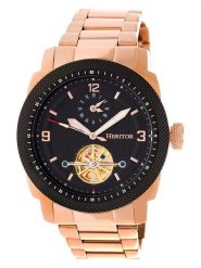 Heritor Zegarek automatyczny "Helmsley" w kolorze różowozłoto-czarnym rozmiar: onesize. Czarne, analogowe zegarki męskie Heritor, ze stali. Za 717.99 zł.