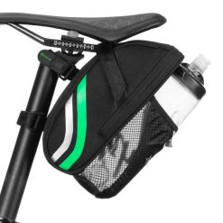 Torba rowerowa na siodełko Rockbros C7-BK - Czarna. Czarne torebki klasyczne damskie ROCKBROS, bez wzorów, z materiału, duże, bez dodatków. Za 83.60 zł.