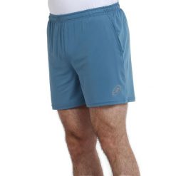 Short Bullpadel Meis. Niebieskie szorty męskie bullpadel, bez wzorów, z jersey. Za 158.75 zł.