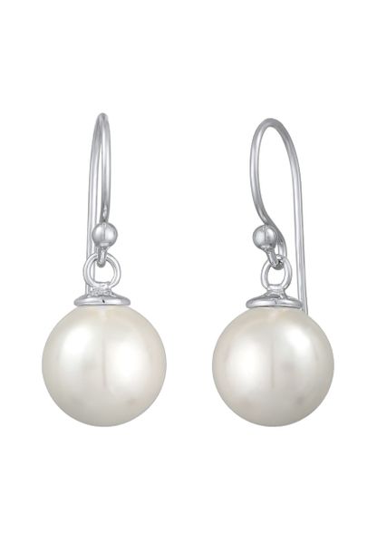 Elli Damska zawieszka do uszu Classic z perłą w kształcie muszli ze srebra próby 925 Sterling Silver Kolczyki 1 ct Damski. Szare kolczyki damskie Elli, z perłą, srebrne. Za 163.99 zł.