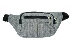 Saszetka-Nerka, Szara, Regulowany Pasek, Sportowa, Na Biodro, Pako Jeans. Szare paski męskie Pako Jeans, bez wzorów, z jeansu, sportowe. Za 45.00 zł.