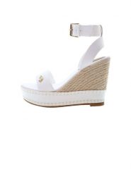 U.S. Polo Assn. Sandały w kolorze biało-beżowym na koturnie rozmiar: 36. Białe sandały damskie U.S. Polo Assn., bez wzorów, bez obcasa, na koturnie. Za 217.99 zł.