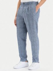 Tommy Hilfiger Spodnie materiałowe Smart MW0MW42715 Granatowy Regular Fit. Niebieskie szorty męskie Tommy Hilfiger, bez wzorów, ze lnu. Za 699.99 zł.