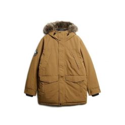 Parka z syntetycznym futrem Superdry Everest. Brązowe parki męskie Superdry., na zimę, m, bez wzorów, z syntetyku. W wyprzedaży za 719.35 zł.
