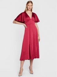 Ted Baker Sukienka koktajlowa Immie 263112 Różowy Regular Fit. Czerwone sukienki damskie Ted Baker, bez wzorów, z syntetyku, wizytowe, bez kołnierzyka, bez ramiączek. Za 1,029.00 zł.