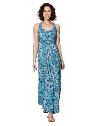 Ipanima Sukienka w kolorze niebieskim rozmiar: 38/40. Niebieskie sukienki damskie Ipanima, na co dzień, bez wzorów, bez kołnierzyka, bez ramiączek, maxi, proste. Za 78.99 zł.