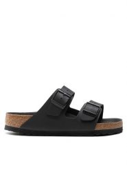 Birkenstock Klapki Arizona Birko-Flor 1019098 Czarny. Czarne klapki i japonki męskie Birkenstock, ze skóry. Za 397.79 zł.