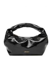 JENNY Torebka C-JEN-S-002-08 Czarny. Czarne torebki klasyczne damskie Jenny, bez wzorów, z materiału, bez dodatków. Za 129.99 zł.