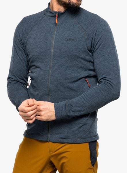 Bluza bez kaptura męska Rab Nexus Jacket. Niebieskie bluzy bez kaptura męskie RAB, m, z materiału. Za 409.99 zł.