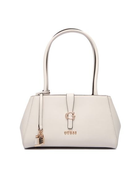 Guess Torebka Carrie HWVG98 96080 Écru. Torebki klasyczne damskie Guess, z aplikacjami, ze skóry, bez dodatków. Za 579.99 zł.