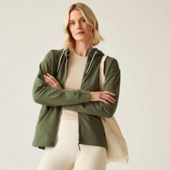 Damska bluza z kapturem zapinana na zamek Regatta Bayletta II. Zielone bluzy z kapturem damskie Regatta, m, z bawełny. Za 90.15 zł.