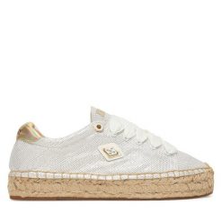 Espadryle REPLAY. Białe espadryle damskie Replay, bez wzorów, bez obcasa. Za 349.99 zł.