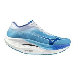 Buty do biegania Mizuno Wave Rebellion Pro 2 Niebieskie. Niebieskie obuwie do biegania damskie Mizuno, mizuno wave. Za 549.99 zł.